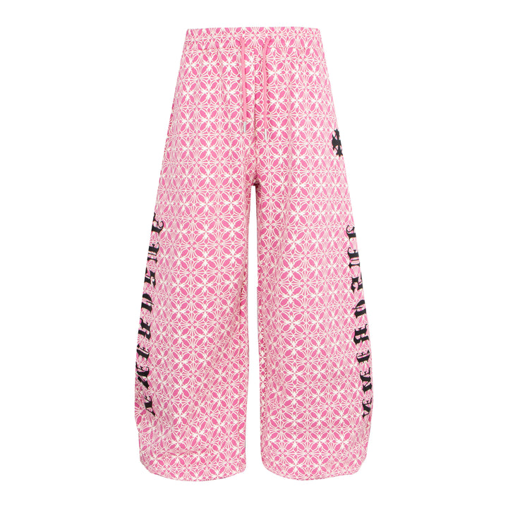 Omirad All-Over Pattern Graphic Wide-Leg Pants