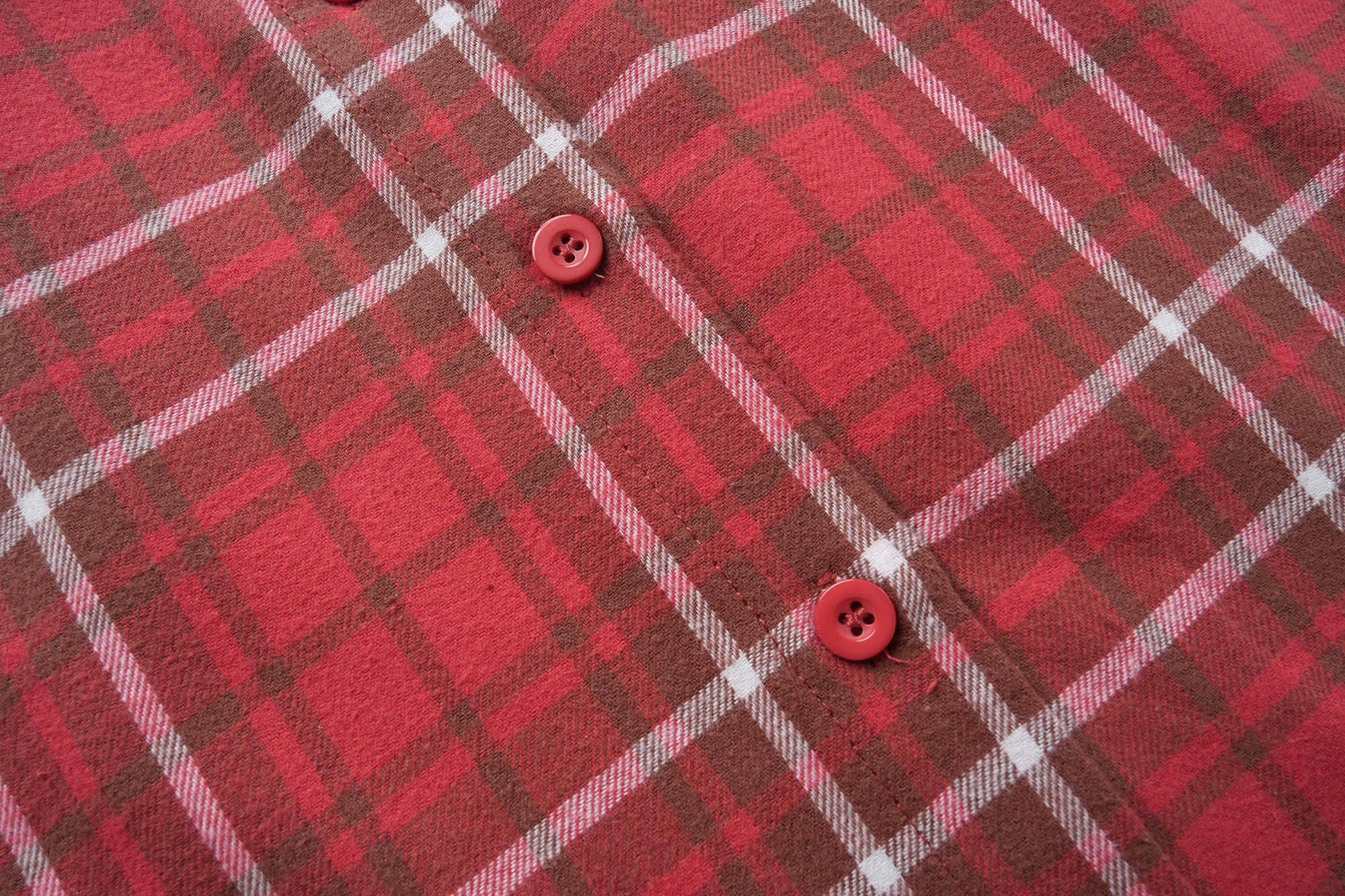 Omirad Patchwork Plaid Button-Up Shirt