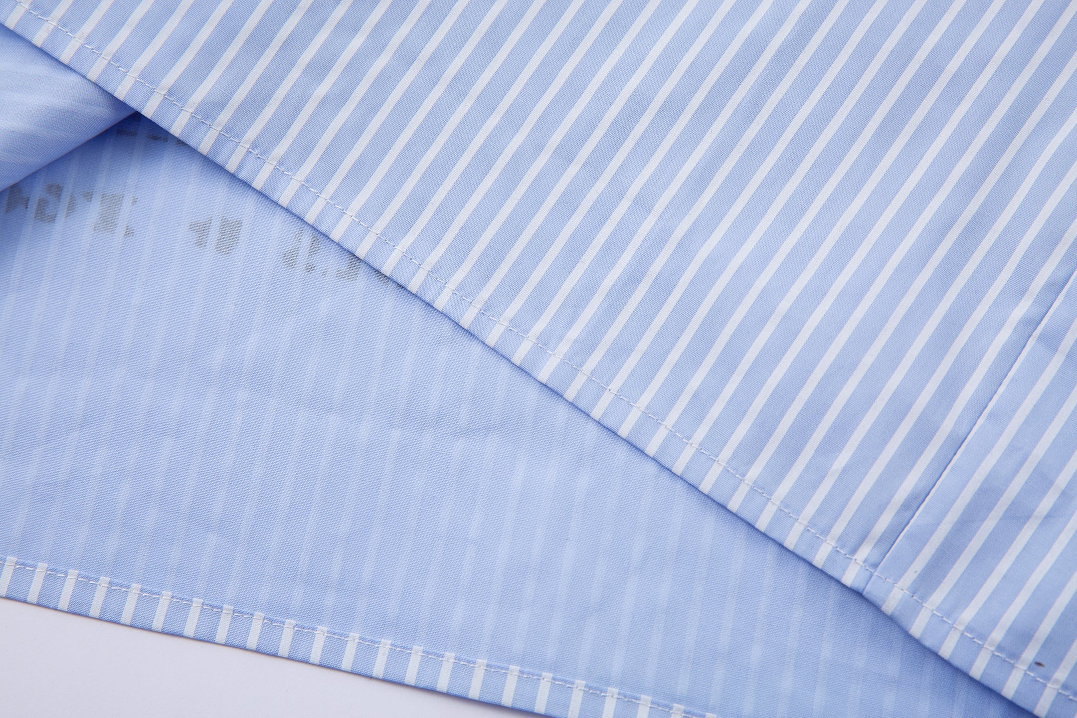 Omirad Punk Print Layered Stripe Shirt