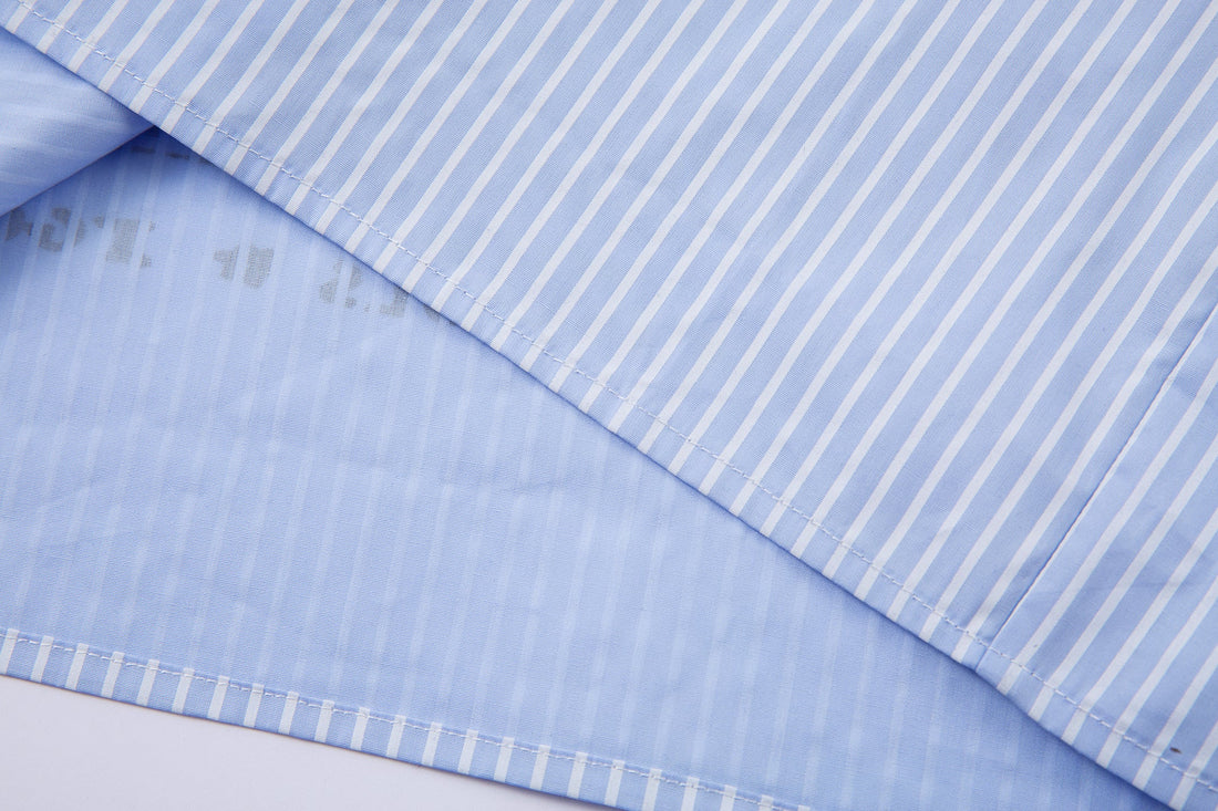 Omirad Punk Print Layered Stripe Shirt