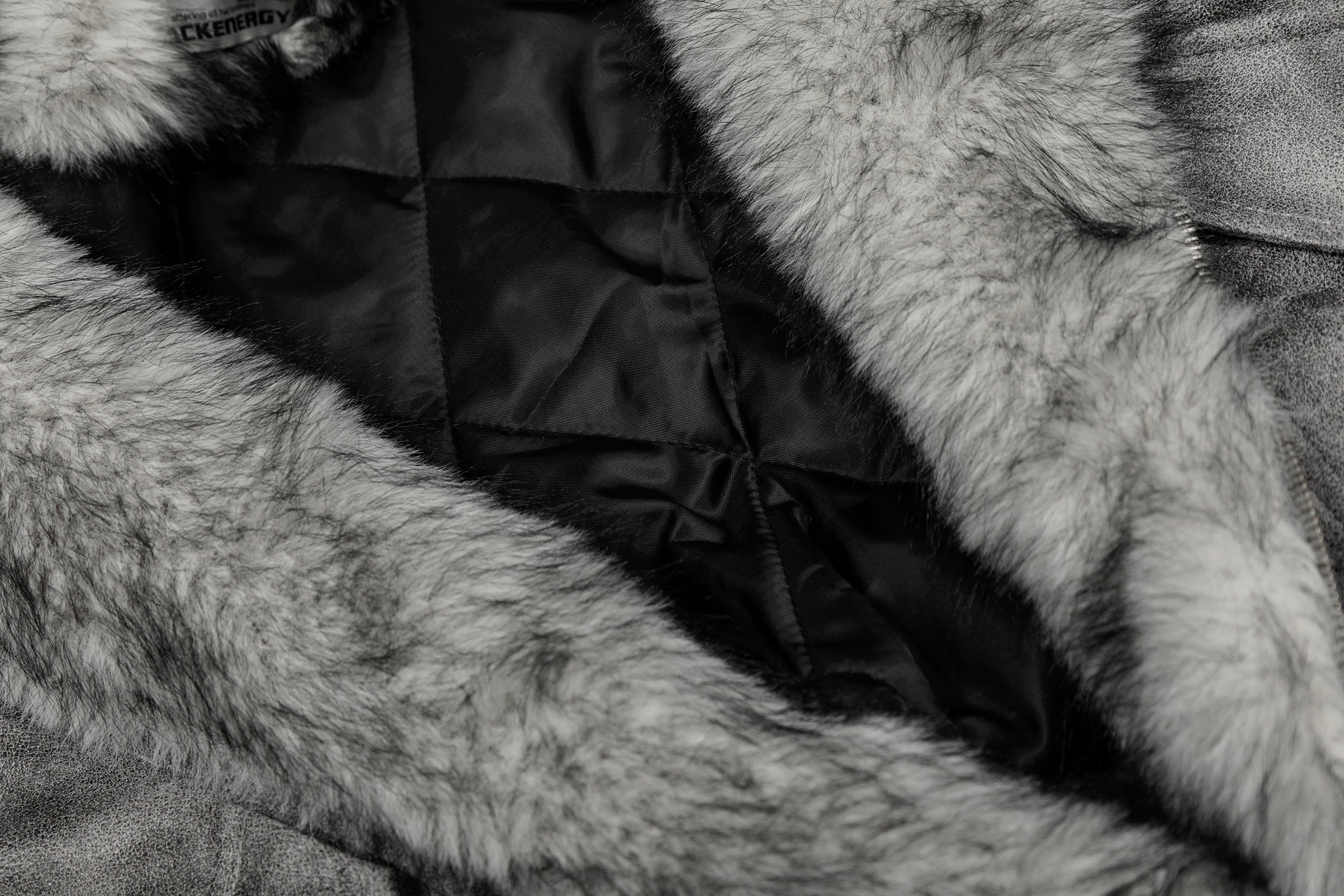 Omirad Washed Faux-Fur Hooded Jacket