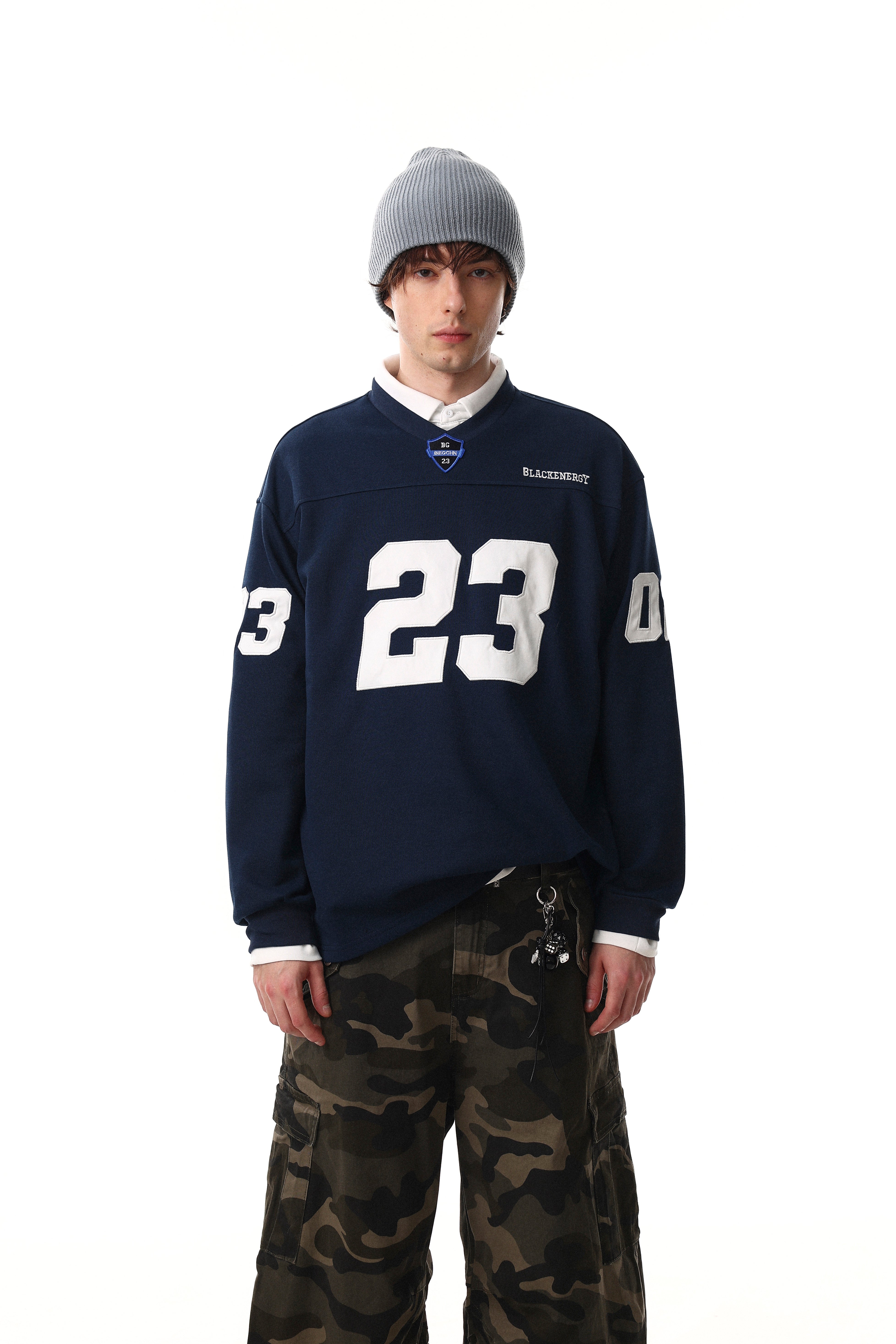 Omirad Varsity Graphic Long Sleeve Tee