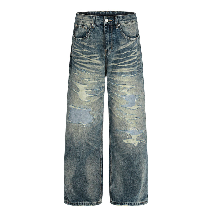 Omirad Vintage Washed Distressed Jeans*