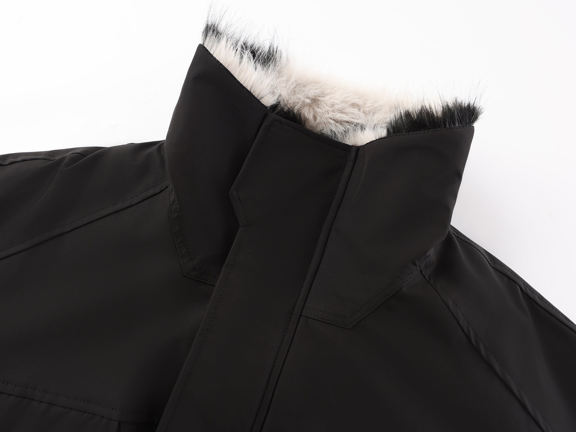 Omirad Zebra Fur-Lined Bomber Jacket