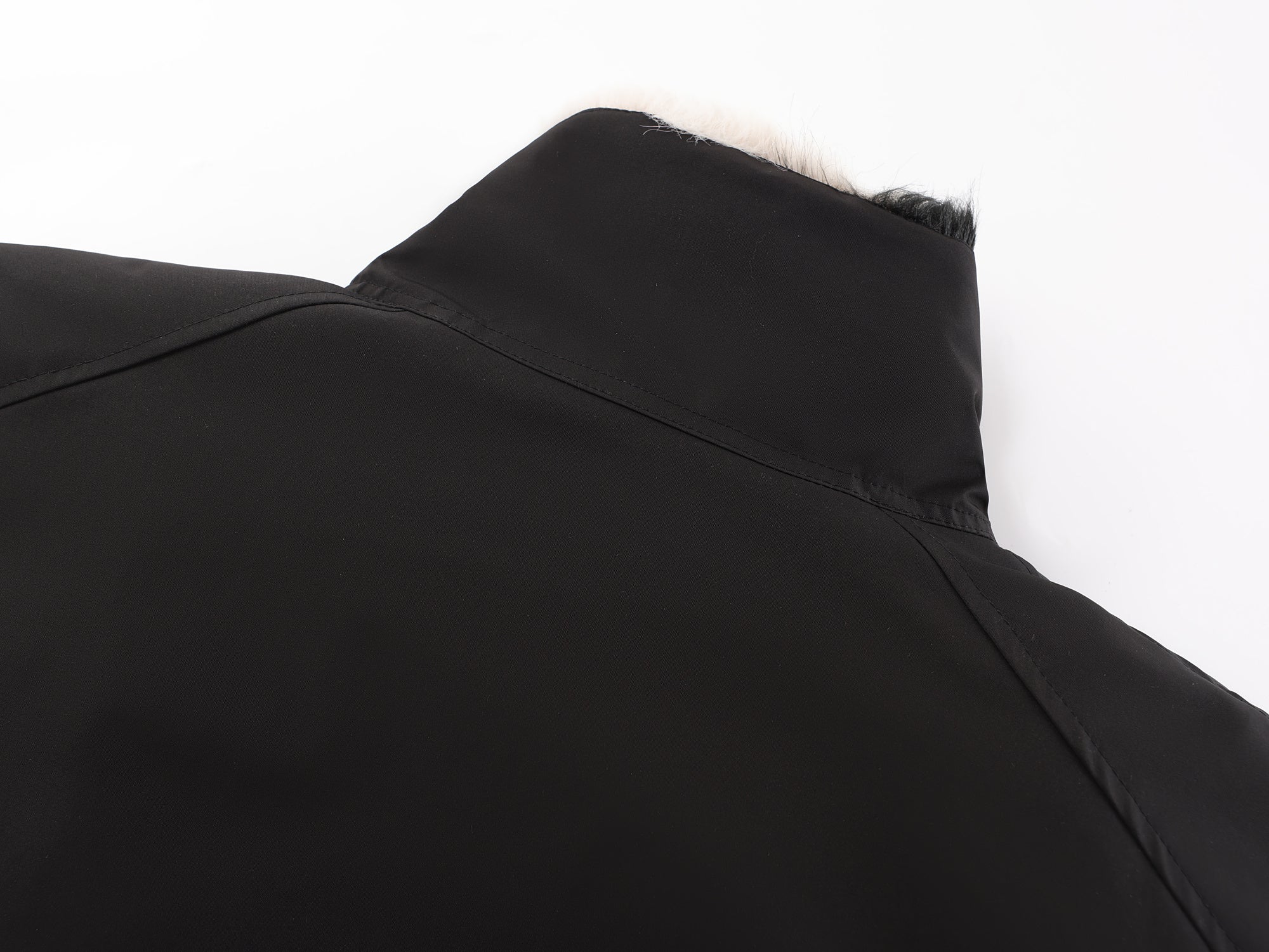 Omirad Zebra Fur-Lined Bomber Jacket