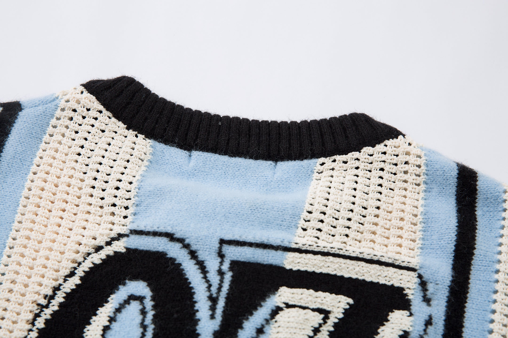 Omirad Varsity Stripe Knit Sweater