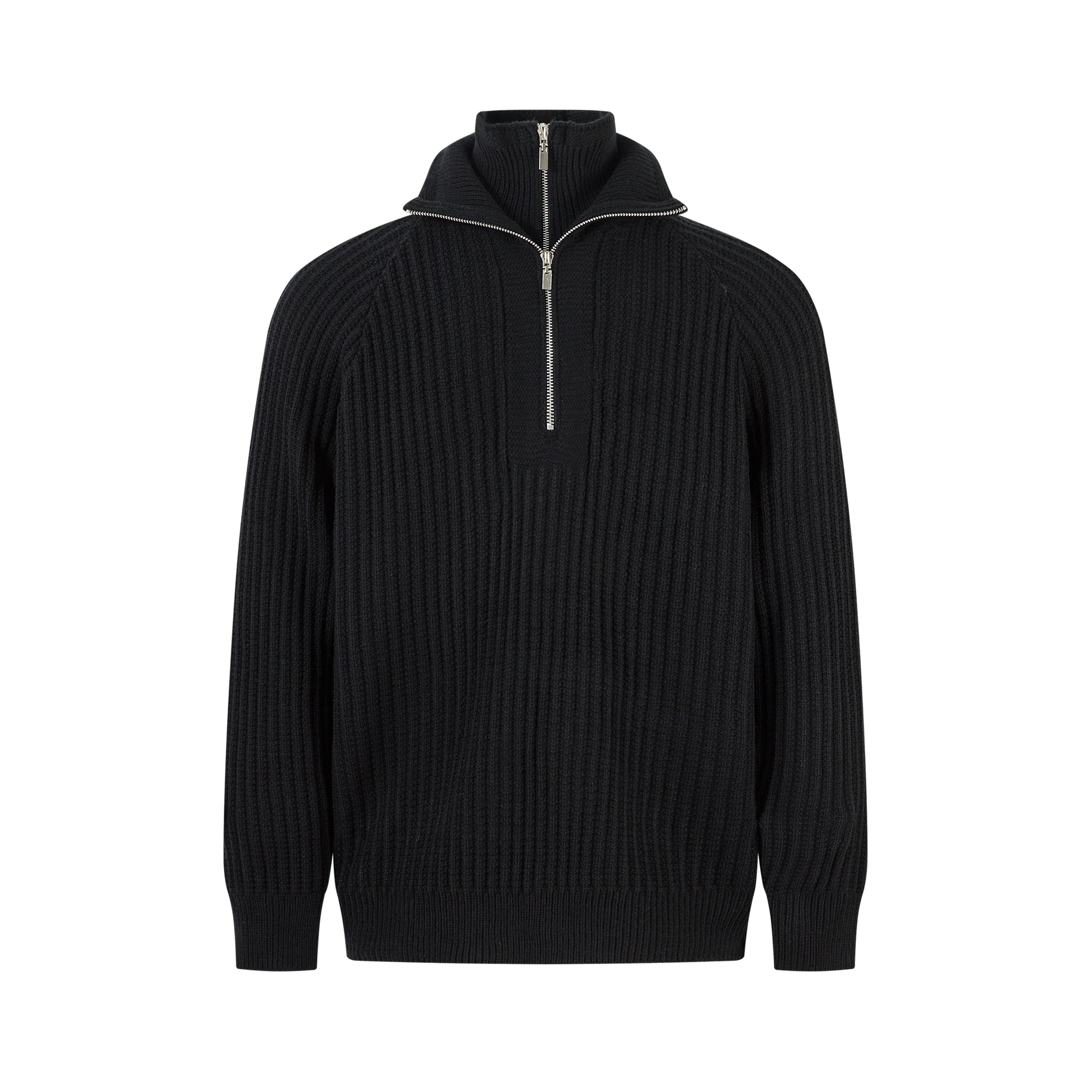 Omirad Minimalist Half-Zip Knit Sweater