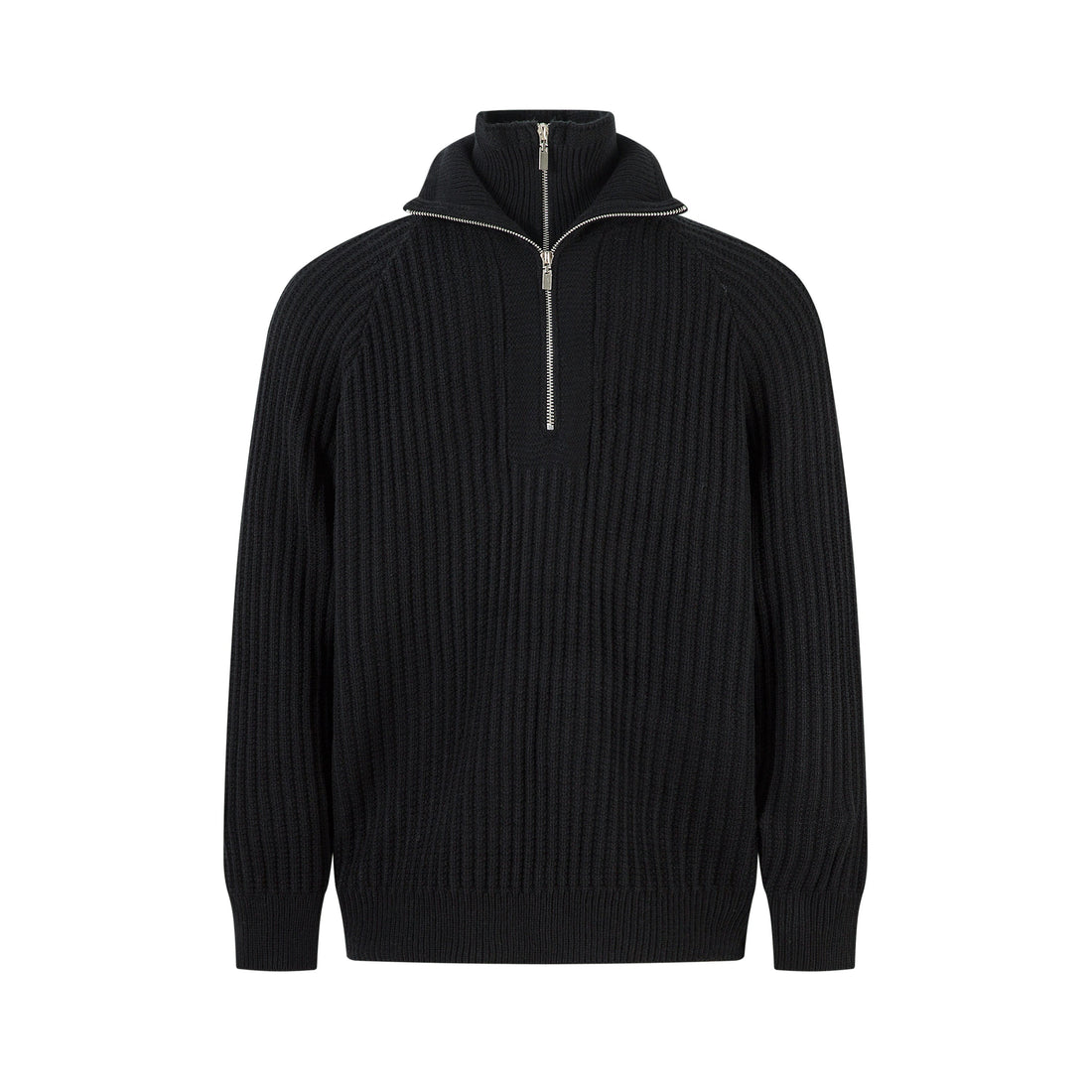 Omirad Minimalist Half-Zip Knit Sweater