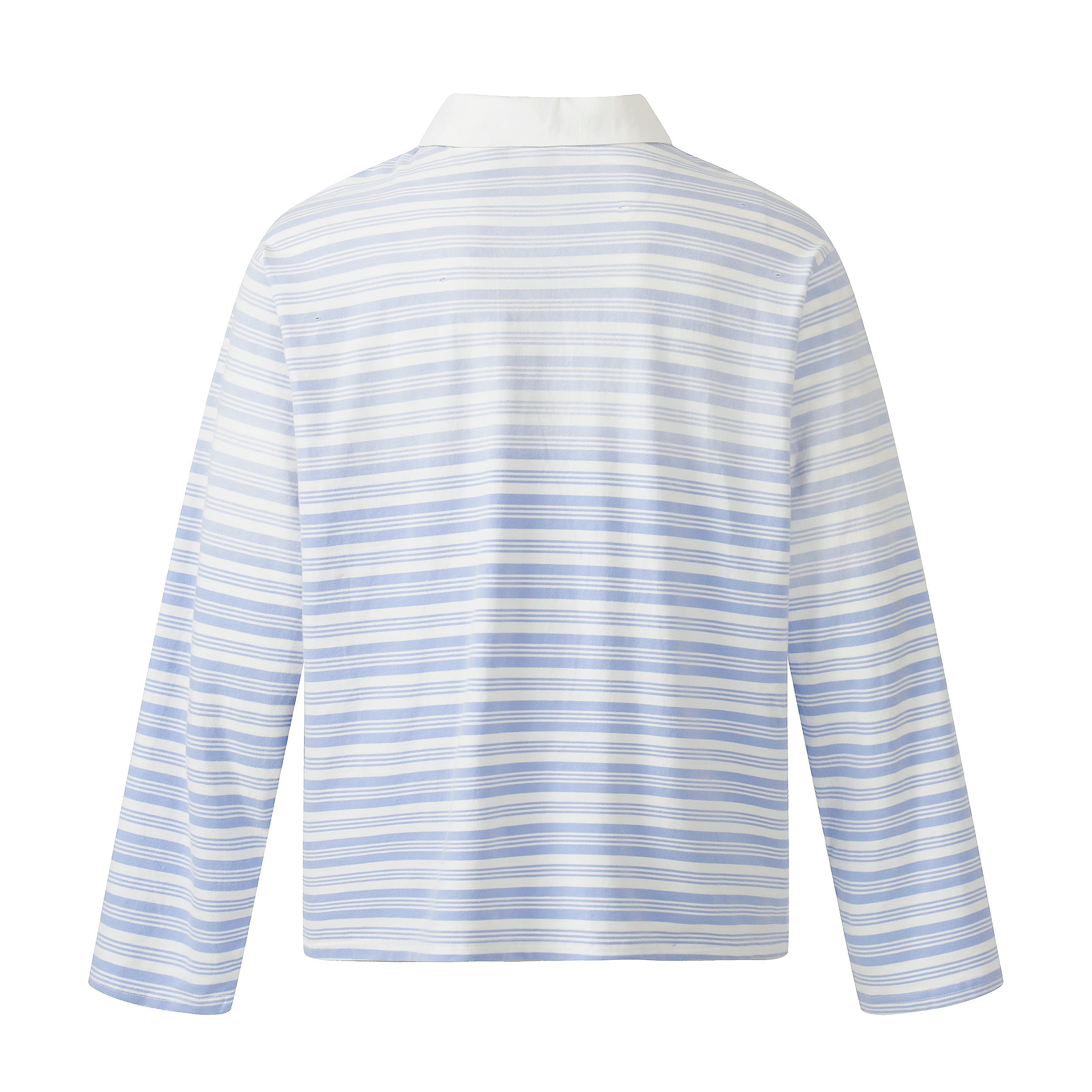 Omirad Striped Long Sleeve Polo Shirt