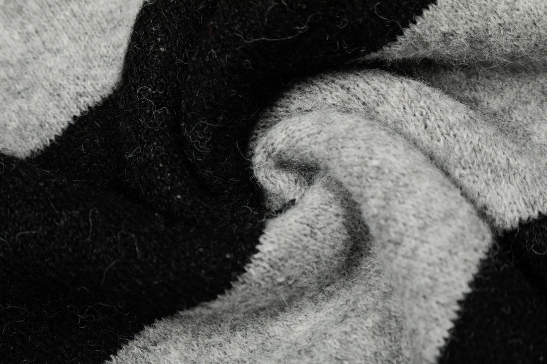 Omirad Star Stripe Knit Polo Sweater