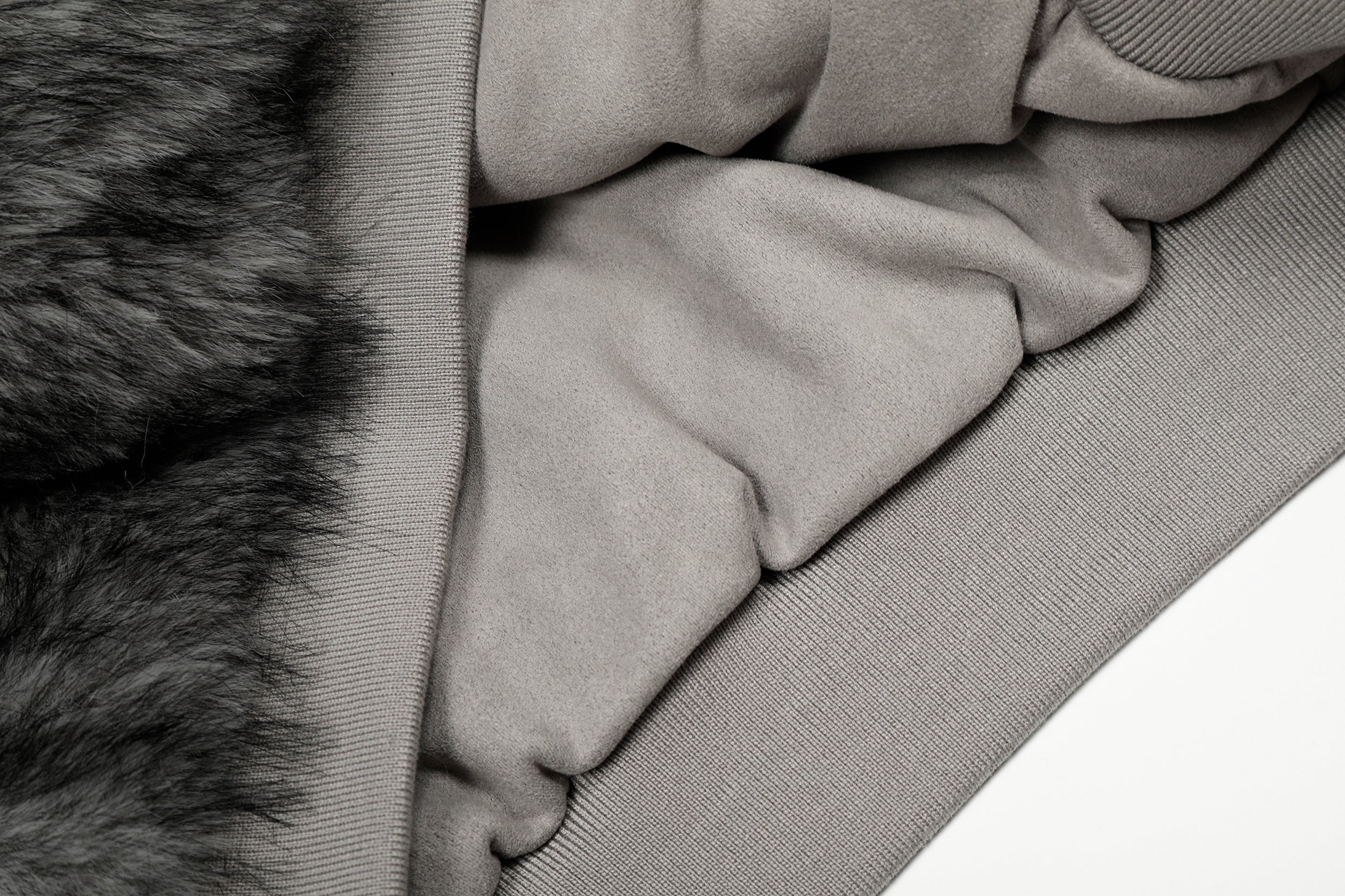 Omirad Reversible Faux Suede Fur Hooded Jacket