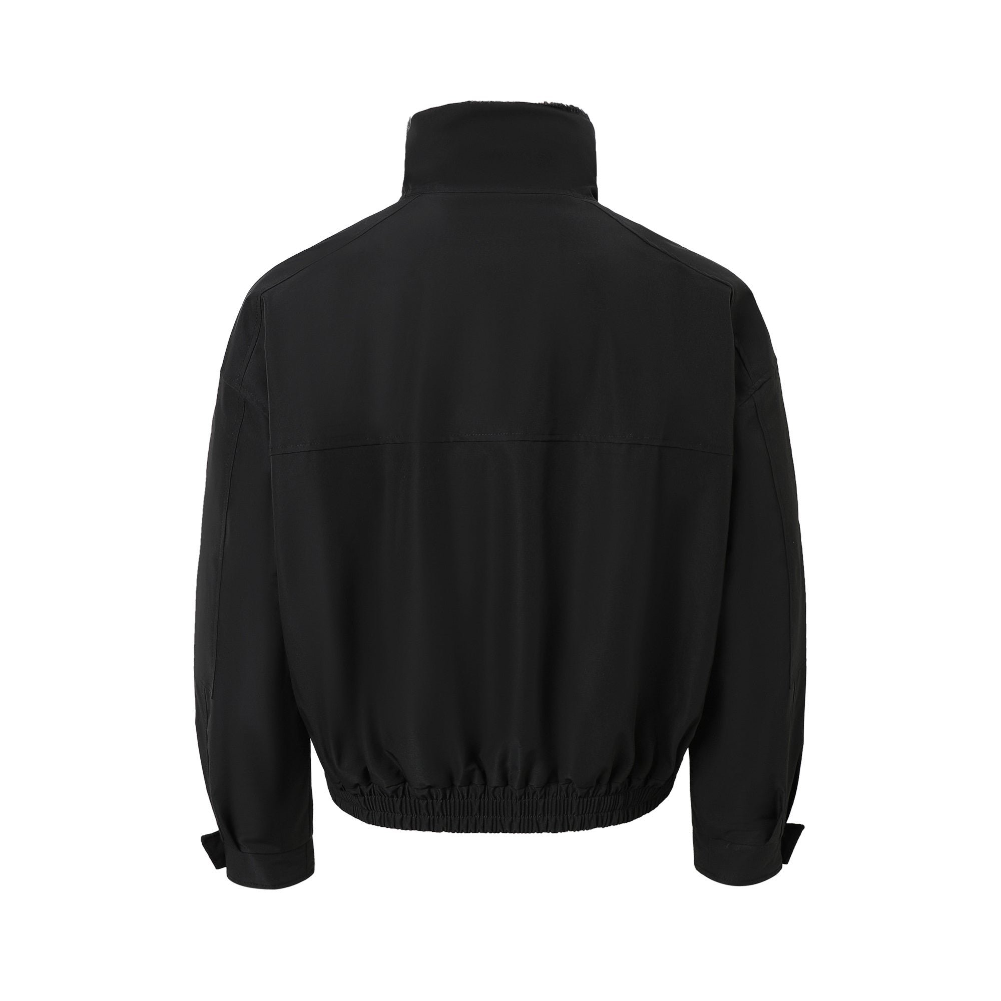 Omirad Zebra Fur-Lined Bomber Jacket