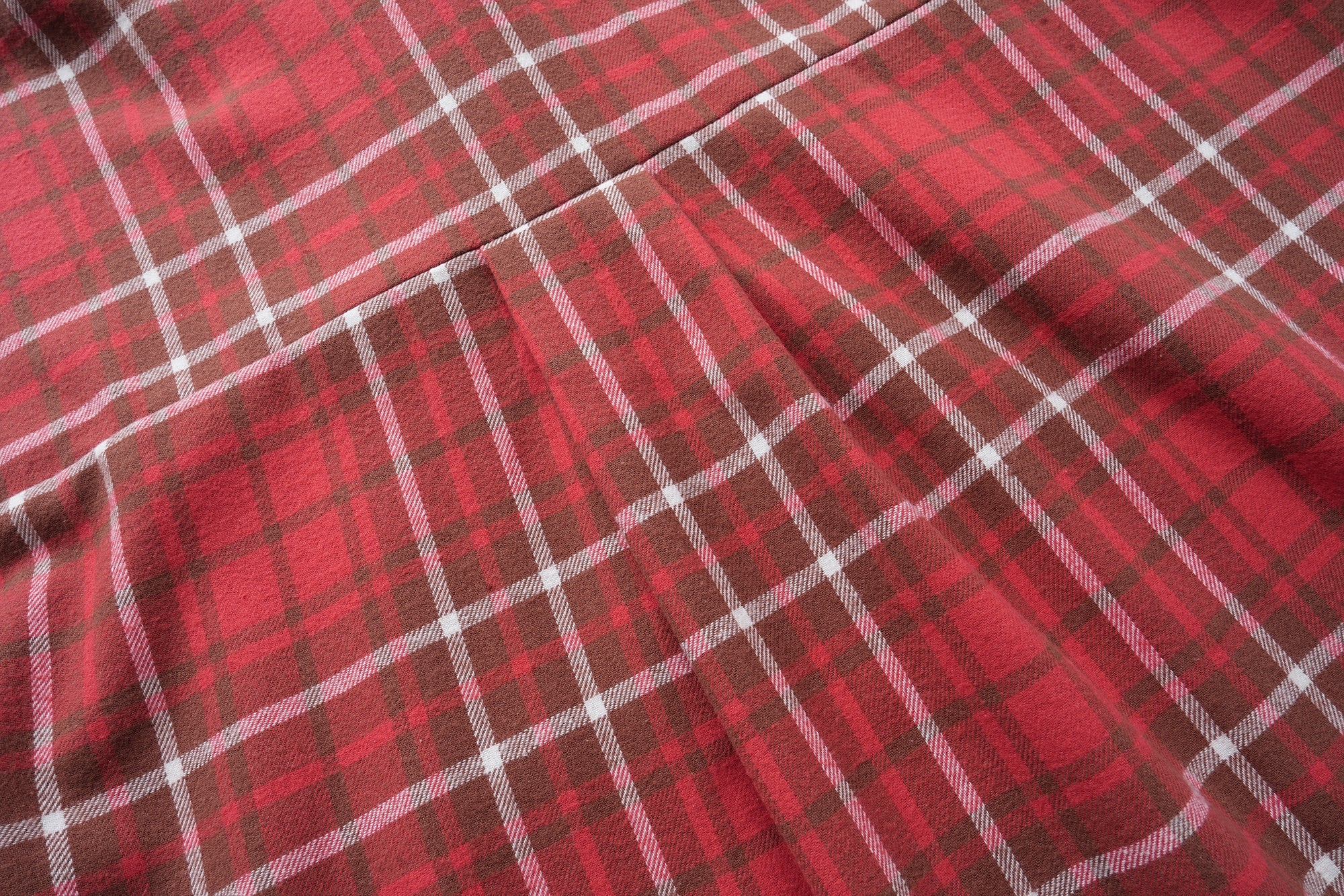 Omirad Patchwork Plaid Button-Up Shirt