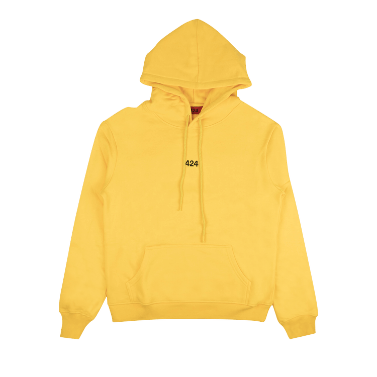 424 Logo Hooded Sweatshirt 'Yellow/Black'