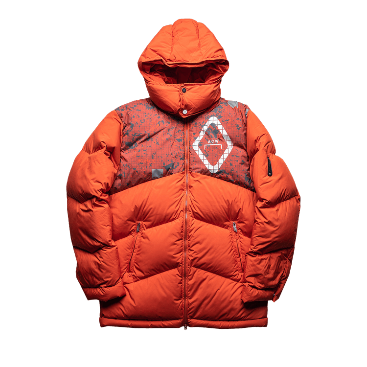 A-Cold-Wall* Rust Paneled Down Jacket 'Rust Orange'