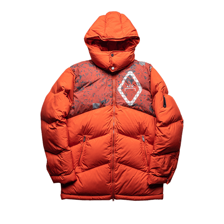 A-Cold-Wall* Rust Paneled Down Jacket 'Rust Orange'