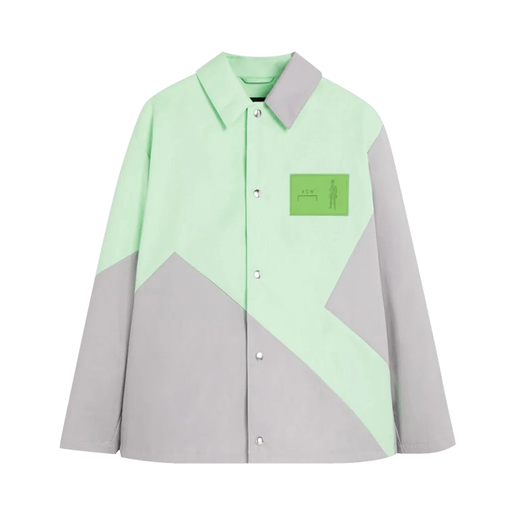 A-Cold-Wall* Geometric Overshirt 'Grey/Green'