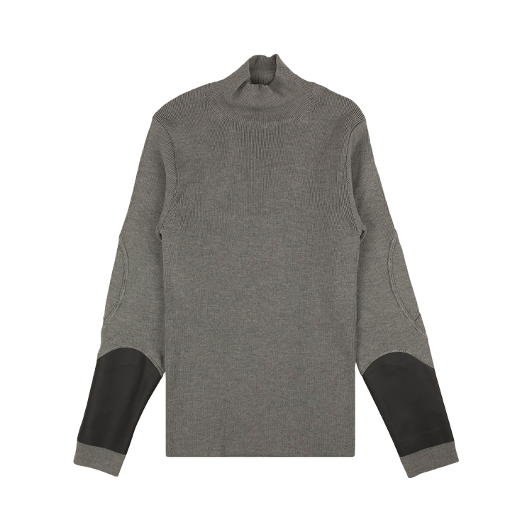 1017 ALYX 9SM Ribbed Inside Out Turtleneck Wool Sweater 'Grey'
