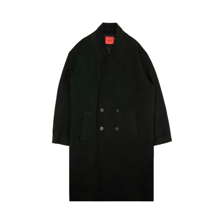 424 Long Wool Coat 'Black'