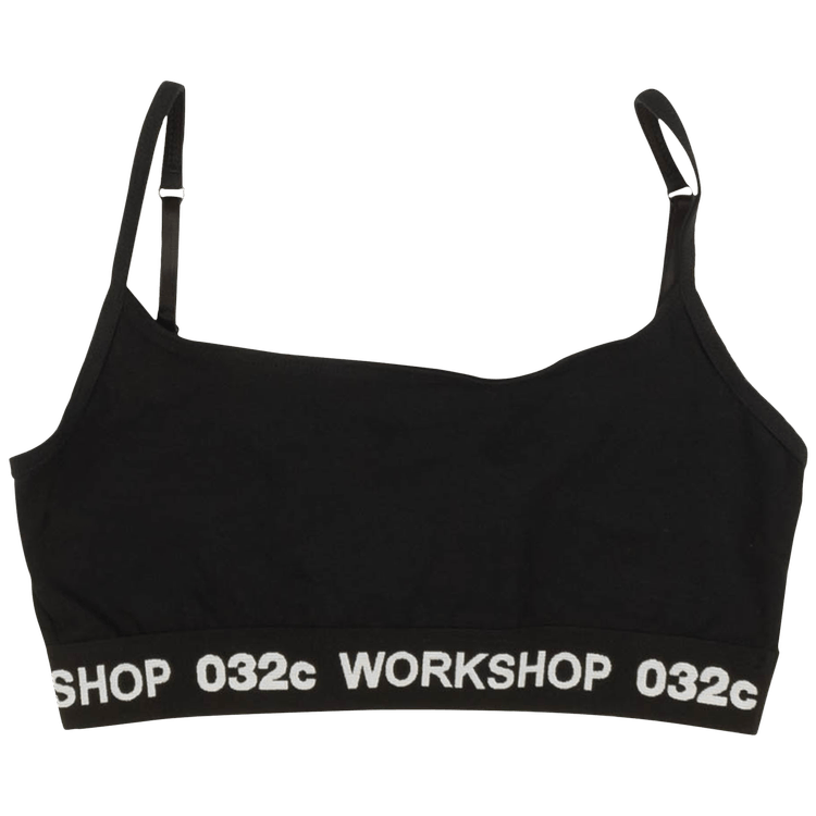 032C Logo Classic Bralette 'Black'