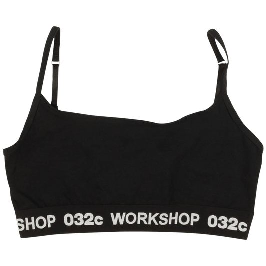 032C Logo Classic Bralette 'Black'