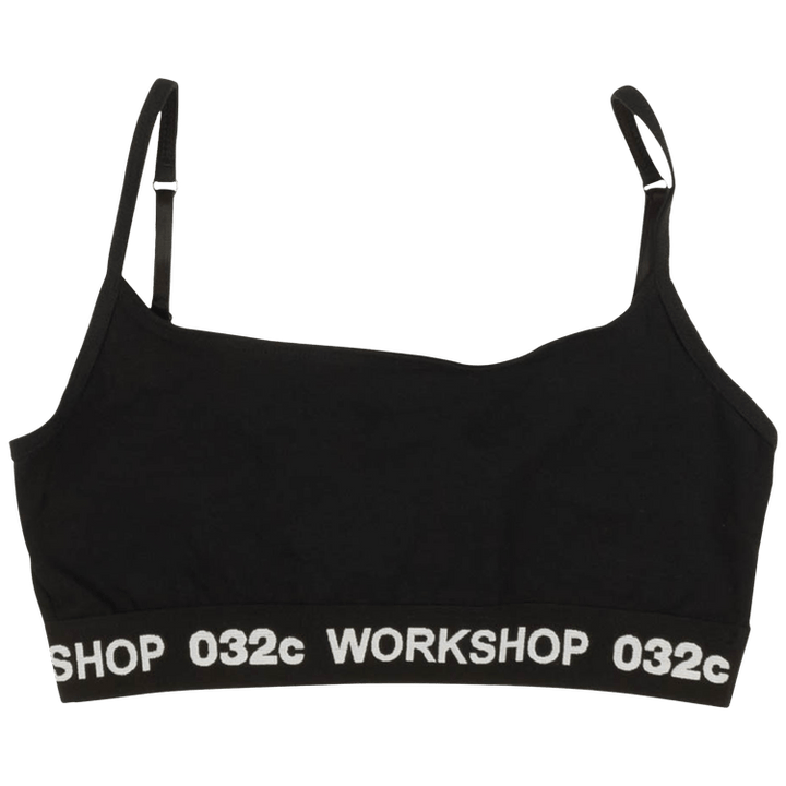 032C Logo Classic Bralette 'Black'