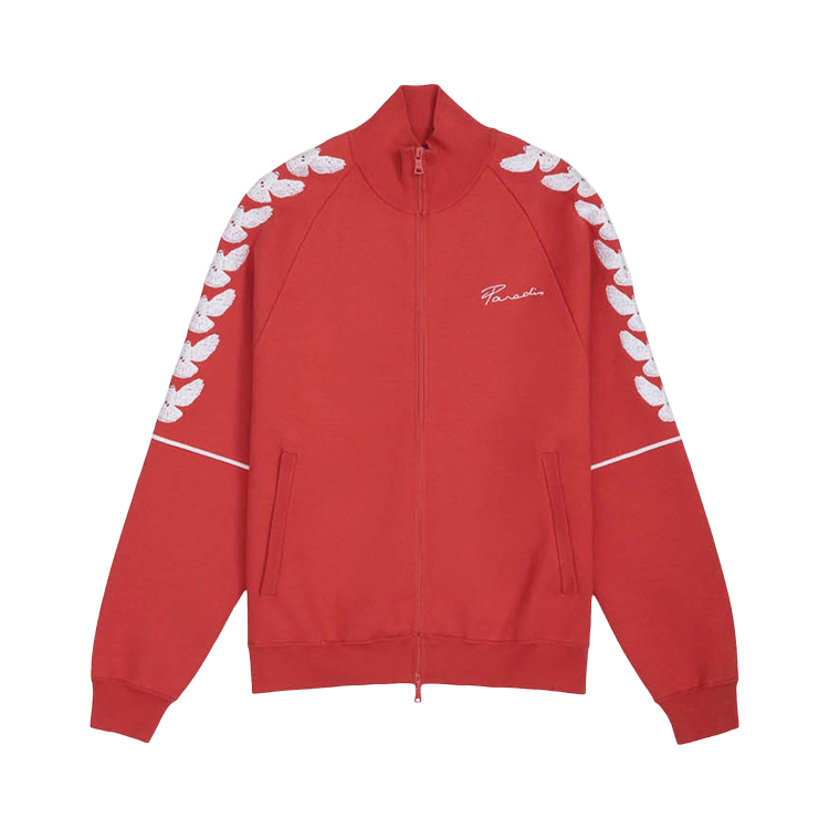 3.PARADIS Embroidebirds Stripes Track Jacket 'Red'