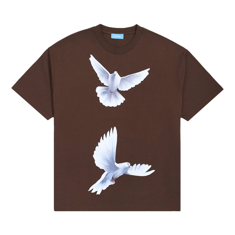 3.PARADIS Freedom Birds T-Shirt 'Brown'