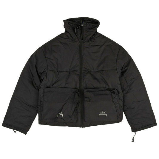 A-Cold-Wall* Logo Zip Up Puffer Jacket 'Black'