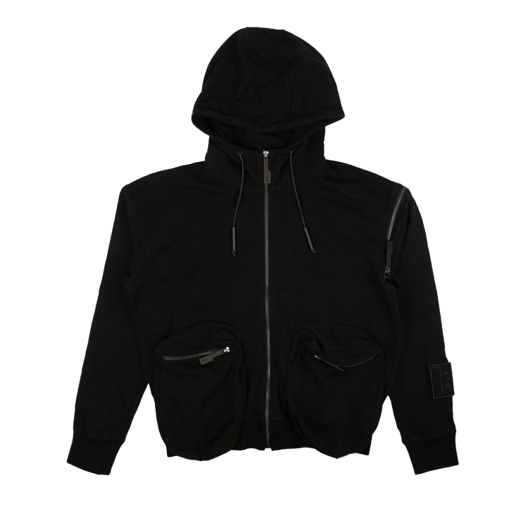 A-Cold-Wall* Zip Sleeve Hoodie 'Black'