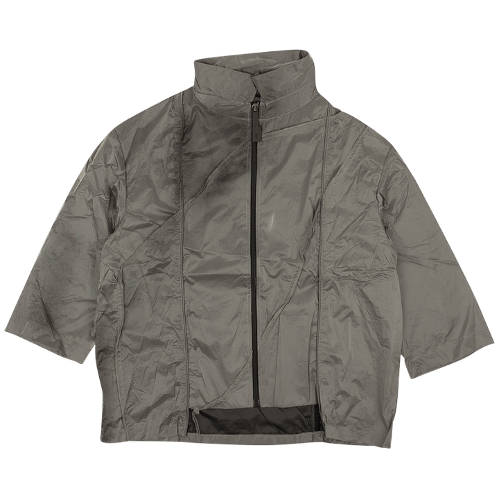 A-Cold-Wall* Splattered Zip Up Shirt 'Grey'