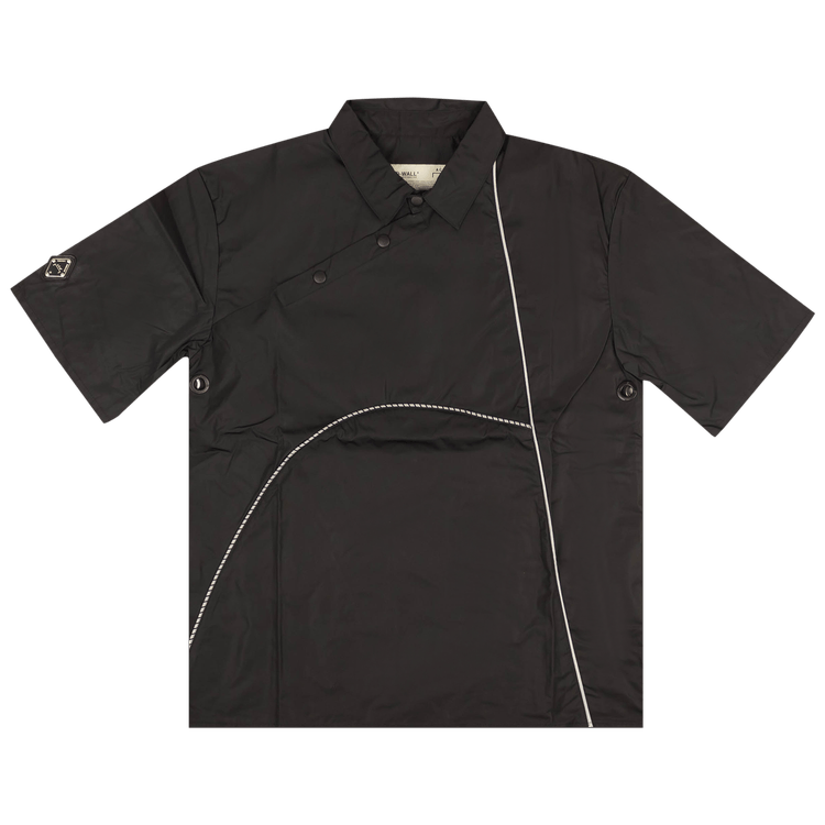 A-Cold-Wall* Asymmetrical Short-Sleeve Shirt 'Black'