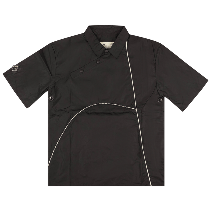 A-Cold-Wall* Asymmetrical Short-Sleeve Shirt 'Black'
