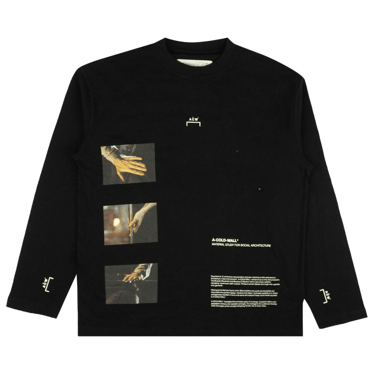 A-Cold-Wall* Hands Long-Sleeve Graphic T-Shirt 'Black'