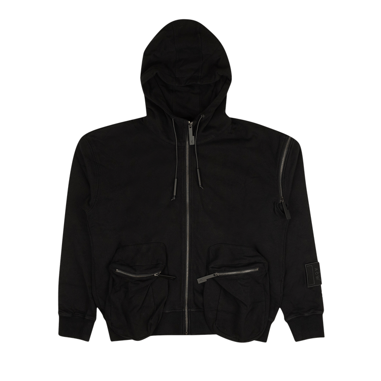 A-Cold-Wall* Pockets Zip Up Hoodie 'Black'