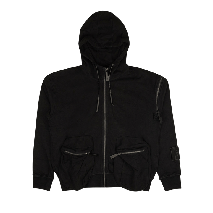 A-Cold-Wall* Pockets Zip Up Hoodie 'Black'