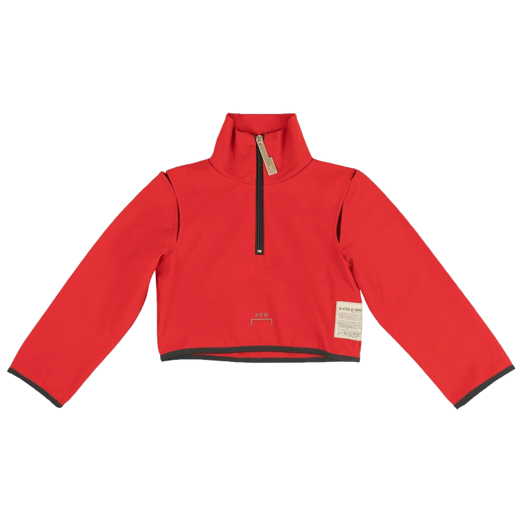 A-Cold-Wall* Cropped Track Top 'Red'