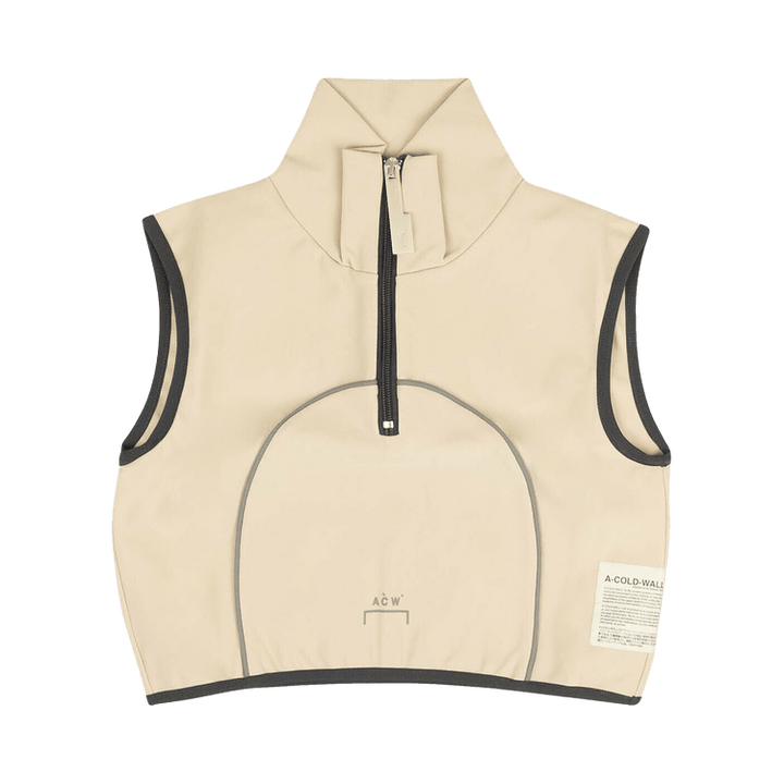 A-Cold-Wall* Cropped Sleeveless Top 'Cream'