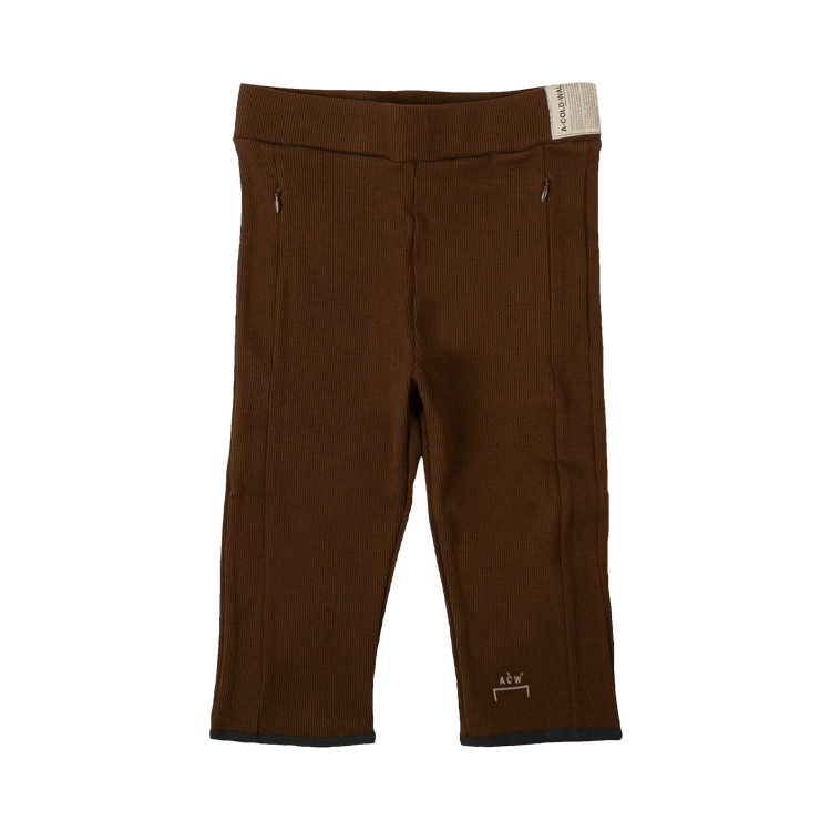 A-Cold-Wall* Ribbed Knit Shorts 'Brown'