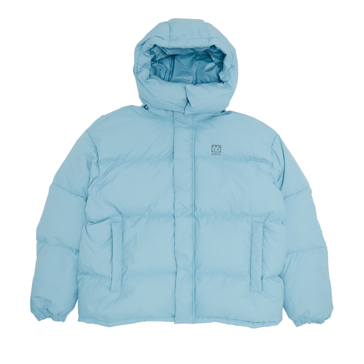 66 North Dyngja Down Jacket 'Deep Crystal Blue', From the Closet of Shygirl