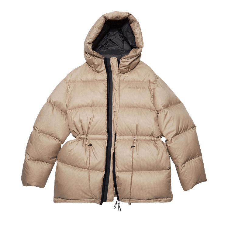Acne Studios Hooded Puffer Jacket 'Mushroom Beige'