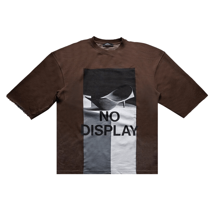 A-Cold-Wall* No Display Oversized T-Shirt 'Brown'