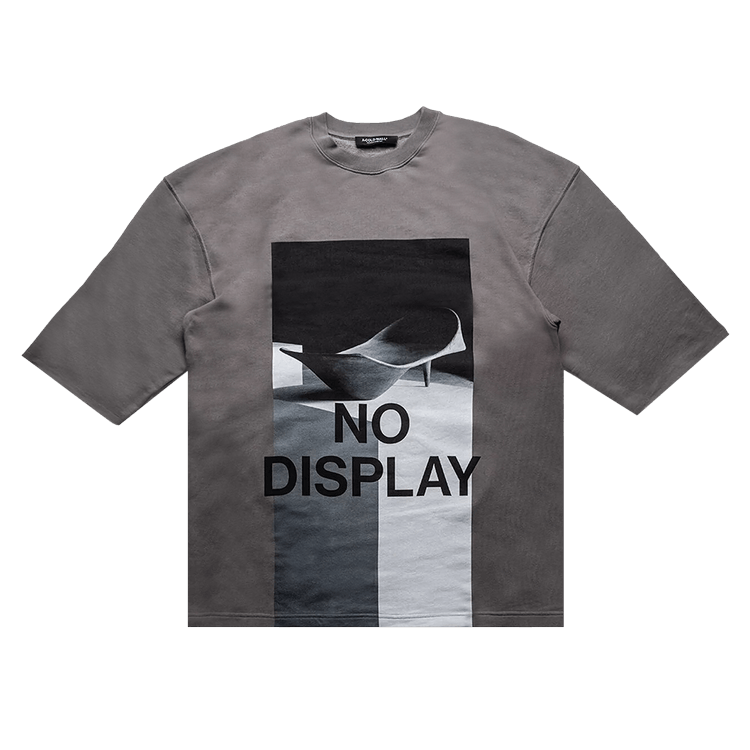 A-Cold-Wall* No Display Oversized T-Shirt 'Mid Grey'