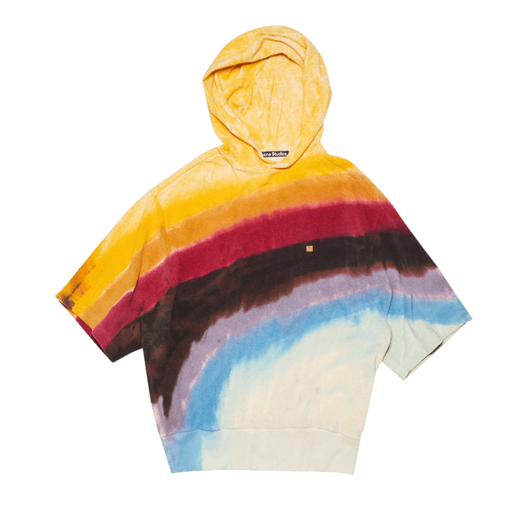 Acne Studios Rainbow Hooded Sweatshirt 'Coffee Brown'