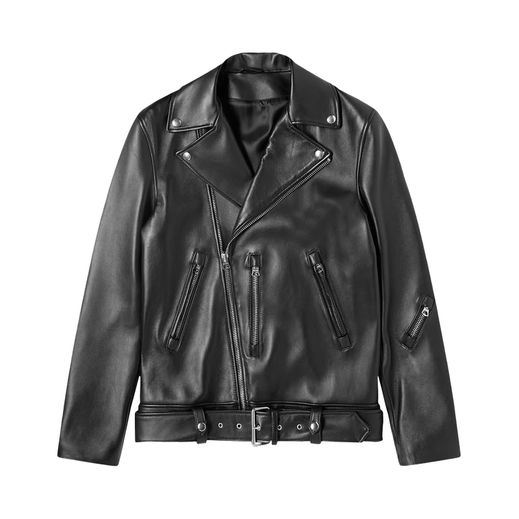 Acne Studios Nate Clean Leather Jacket 'Black'