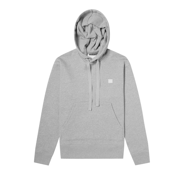 Acne Studios Ferris Face Hooded Sweatshirt 'Light Grey Melange'