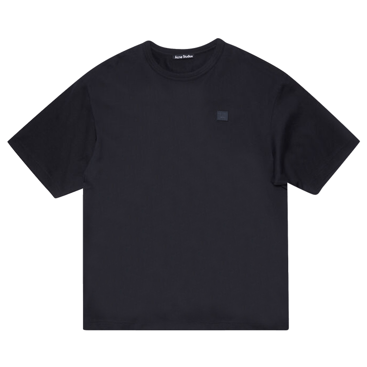Acne Studios Face Logo Patch T-Shirt 'Black'