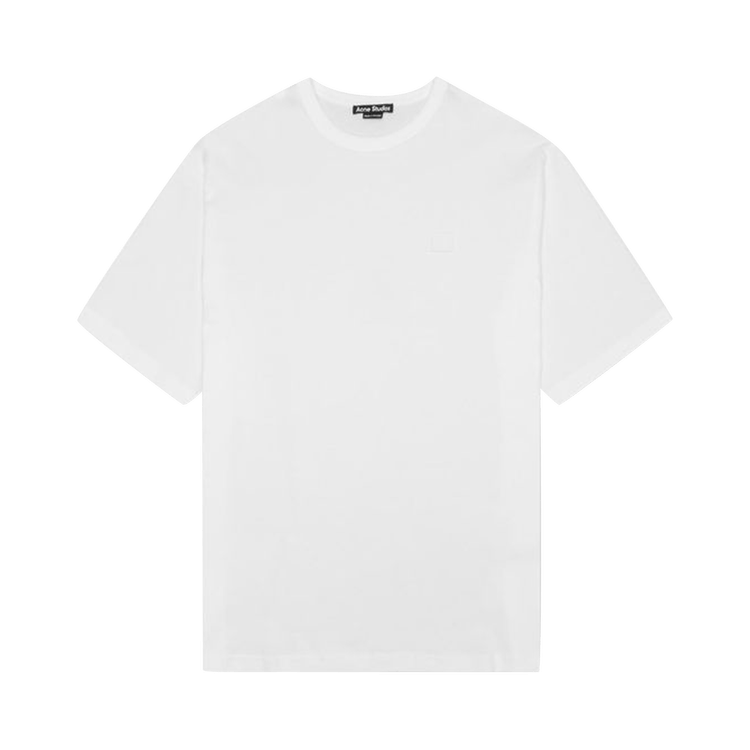 Acne Studios Face Logo Patch T-Shirt 'Optic White'