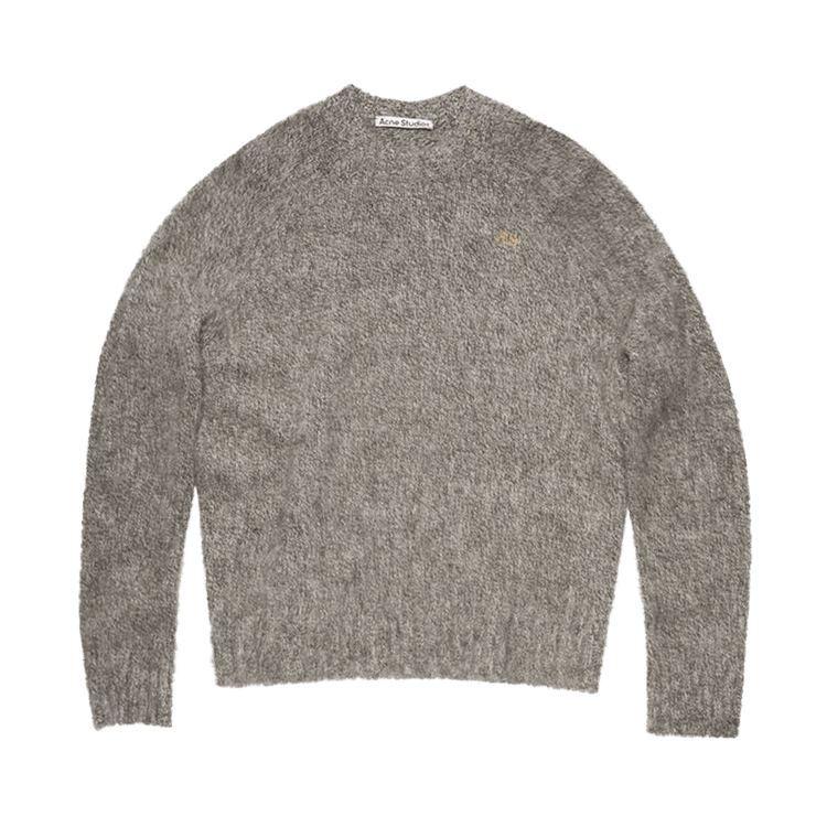 Acne Studios Wool Crewneck Jumper 'Anthracite Grey'