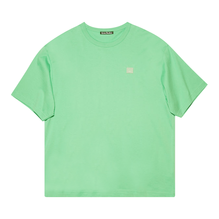 Acne Studios Face Logo Patch T-Shirt 'Fern Green'